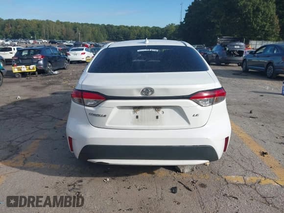 ✅ 2020 Toyota Corolla LE • VIN: 5YFEPRAE6LP037838 • Lot: 43348027. Listed on IAAI with 212,435 mi. Free auction sales archive from the USA and detailed vehicle history report at DreamBid. Image 16.