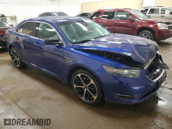 ✅ 2014 Ford Taurus SHO • VIN: 1FAHP2KT2EG119321 • Lot: 55212945. Listed on Copart with 169,986 mi. Free auction sales archive from the USA and detailed vehicle history report at DreamBid. Image 4.