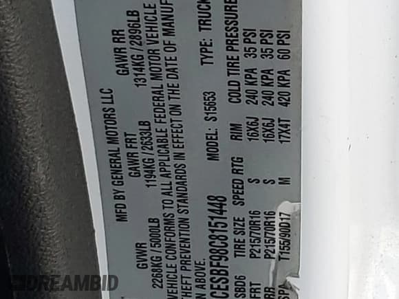 ✅ 2012 Chevrolet Colorado Work Truck • VIN: 1GCESBF98C8151448 • Лот: 79254674. Опубликован ранее на Copart с пробегом 168 432 миль. Бесплатный доступ к архиву аукционных продаж из США и подробный отчёт об истории автомобиля на DreamBid. Изображение 12.