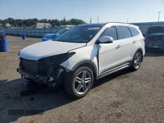 ✅ 2017 Hyundai Santa Fe Limited Ultimate • VIN: KM8SRDHFXHU255088 • Lot: 66203135. Listed on Copart with 74,287 mi. Free auction sales archive from the USA and detailed vehicle history report at DreamBid. Image 1.