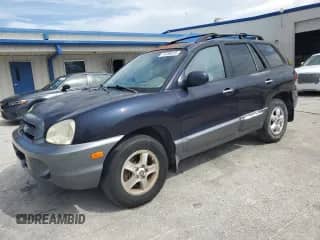 2005 Hyundai Santa Fe GLS with VIN KM8SC13E75U000604, listed as a Copart auction lot 71784615 with 92,199 mi miles and Salvage title. Bid and sale history available at DreamBid. Image 1.