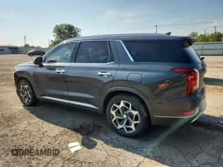 2022 Hyundai Palisade Calligraphy z VIN KM8R7DHE7NU442148, wystawiony jako Copart lot #80536585 z przebiegiem 26 400 mil mil oraz Szkoda całkowita • Salvage title. Historia ofert i sprzedaży dostępna na DreamBid. Obrazek 2.