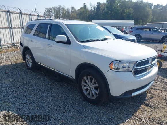 ✅ 2013 Dodge Durango SXT • VIN: 1C4RDJAG8DC572242 • Lot: 43247503. Listed on IAAI with 200,407 mi. Free auction sales archive from the USA and detailed vehicle history report at DreamBid. Image 1.