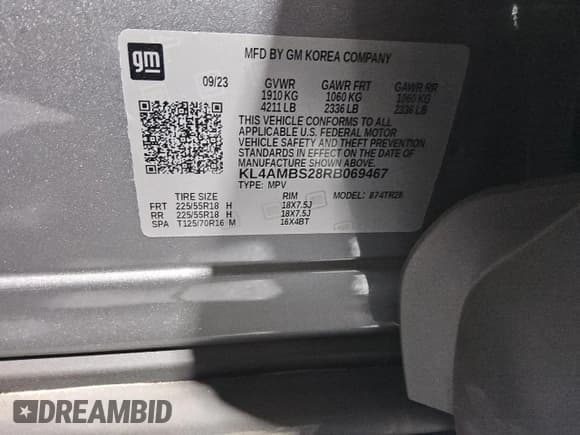 ✅ 2024 Buick Encore GX Preferred • VIN: KL4AMBS28RB069467 • Лот: 88128205. Опубликован ранее на Copart с пробегом 9 233 миль. Бесплатный доступ к архиву аукционных продаж из США и подробный отчёт об истории автомобиля на DreamBid. Изображение 13.