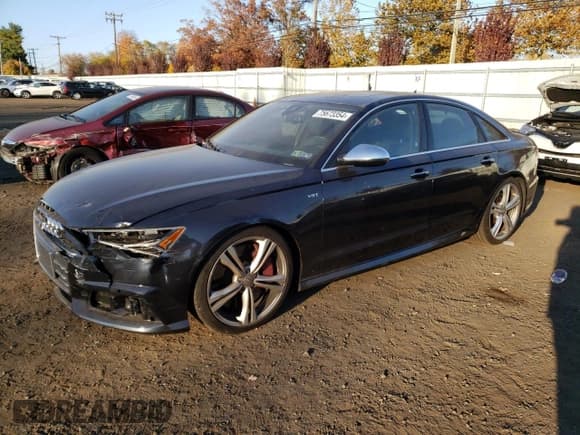 ✅ 2018 Audi S6 Premium Plus • VIN: WAUFFAFC4JN000827 • Лот: 75673354. Опубликован ранее на Copart с пробегом 55 783 миль. Бесплатный доступ к архиву аукционных продаж из США и подробный отчёт об истории автомобиля на DreamBid. Изображение 1.