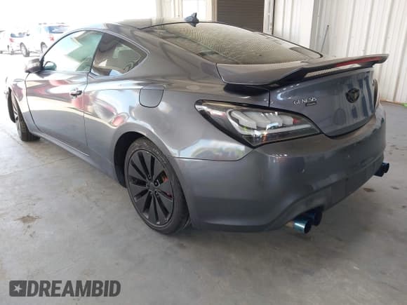 ✅ 2015 Hyundai Genesis Coupe 3.8L Base • VIN: KMHHU6KJ2FU130522 • Lot: 43357041. Listed on IAAI with 111,285 mi. Free auction sales archive from the USA and detailed vehicle history report at DreamBid. Image 3.