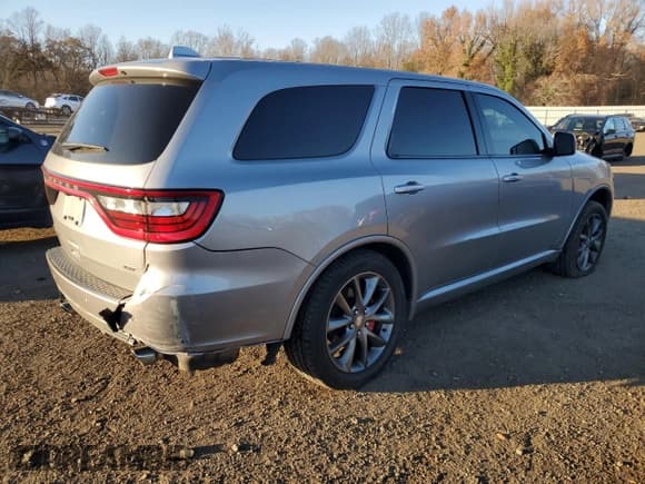 ✅ 2017 Dodge Durango GT • VIN: 1C4RDJDGXHC814319 • Lot: 92478045. Listed on Copart with 138,672 mi. Free auction sales archive from the USA and detailed vehicle history report at DreamBid. Image 3.