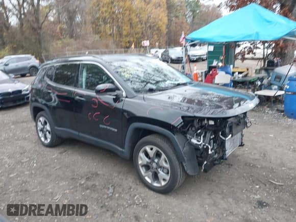 ✅ 2020 Jeep Compass Limited • VIN: 3C4NJDCB4LT246337 • Lot: 43676681. Listed on IAAI with 26,378 mi. Free auction sales archive from the USA and detailed vehicle history report at DreamBid. Image 13.