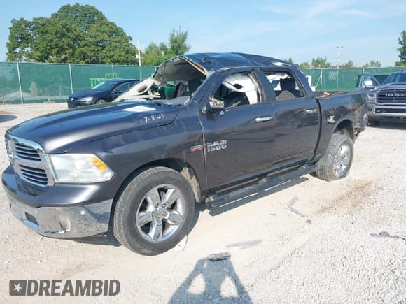 ✅ 2017 Ram 1500 Big Horn • VIN: 3C6RR7LT2HG544851 • Лот: 42827600. Опубликован ранее на IAAI с пробегом 91 829 миль. Бесплатный доступ к архиву аукционных продаж из США и подробный отчёт об истории автомобиля на DreamBid. Изображение 2.