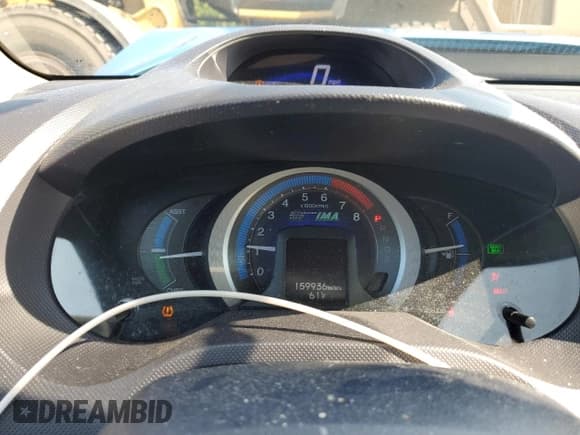 ✅ 2010 Honda Insight EX • VIN: JHMZE2H79AS017003 • Lot: 87313754. Listed on Copart with 159,936 mi. Free auction sales archive from the USA and detailed vehicle history report at DreamBid. Image 9.