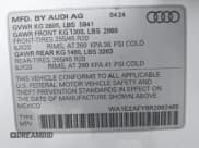 ✅ 2024 Audi Q5 S line Premium Plus • VIN: WA1E2AFY9R2092465 • Lot: 42090469. Wystawiony na IAAI z przebiegiem 2 835 mil. Bezpłatny archiwum sprzedaży aukcyjnych z USA i szczegółowy raport historii pojazdu na DreamBid. Zdjęcie 9.