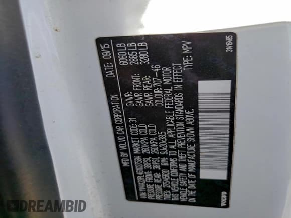 ✅ 2016 Volvo XC90 T6 Inscription • VIN: YV4A22PL4G1027584 • Lot: 94168855. Wystawiony na Copart z przebiegiem 39 280 mil. Bezpłatny archiwum sprzedaży aukcyjnych z USA i szczegółowy raport historii pojazdu na DreamBid. Zdjęcie 13.