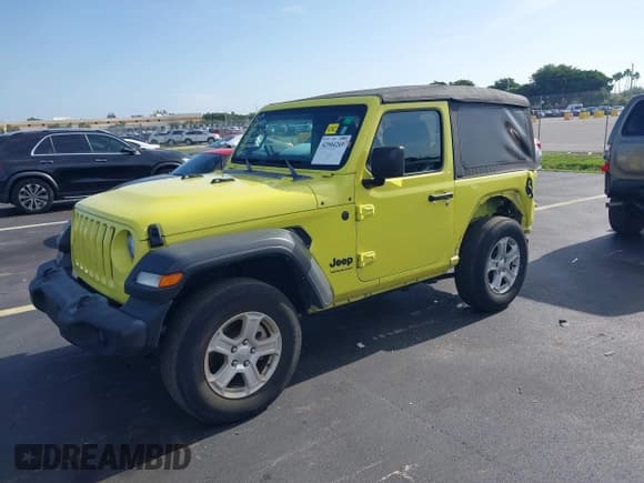 ✅ 2022 Jeep Wrangler Willys • VIN: 1C4GJXAN6NW232508 • Lot: 42904269. Listed on IAAI with 46,616 mi. Free auction sales archive from the USA and detailed vehicle history report at DreamBid. Image 2.