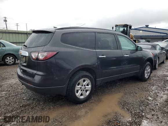 2013 Chevrolet Traverse LS with VIN 1GNKRFED9DJ264175, listed as a Copart auction lot 70766185 with 108,535 mi miles and Salvage title. Bid and sale history available at DreamBid. Image 3.
