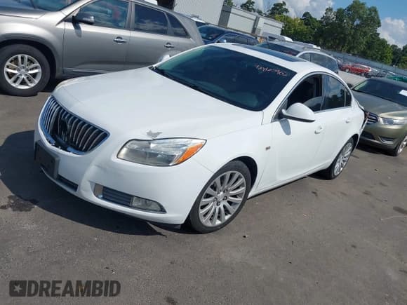 ✅ 2011 Buick Regal CXL Turbo TO2 • VIN: W04GW5EV4B1098875 • Lot: 42865902. Listed on IAAI with 148,887 mi. Free auction sales archive from the USA and detailed vehicle history report at DreamBid. Image 2.