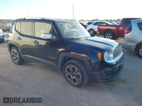 ✅ 2016 Jeep Renegade Limited • VIN: ZACCJADT7GPC91394 • Lot: 43486510. Wystawiony na IAAI z przebiegiem 116 164 mil. Bezpłatny archiwum sprzedaży aukcyjnych z USA i szczegółowy raport historii pojazdu na DreamBid. Zdjęcie 1.