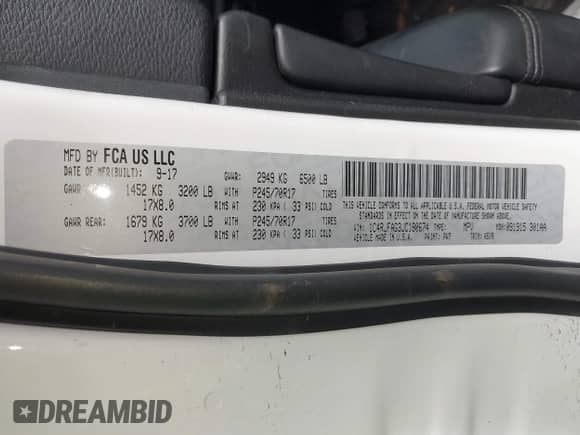 2018 Jeep Grand Cherokee Altitude с VIN 1C4RJFAG3JC180674, выставлен на аукционе IAAI как лот 40632513 с пробегом 87 403 миль миль и . История ставок и продаж доступна на DreamBid. Изображение 9.