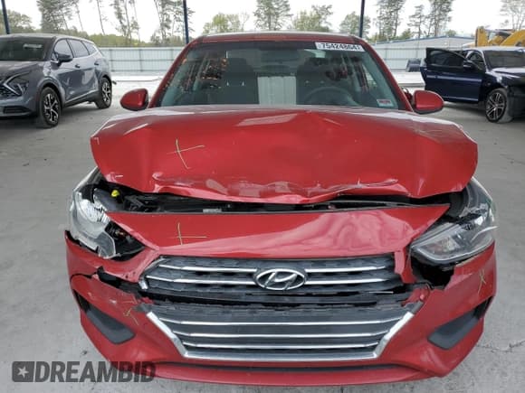 ✅ 2019 Hyundai Accent SE • VIN: 3KPC24A37KE076557 • Лот: 75424864. Опубликован ранее на Copart с пробегом 85 980 миль. Бесплатный доступ к архиву аукционных продаж из США и подробный отчёт об истории автомобиля на DreamBid. Изображение 5.