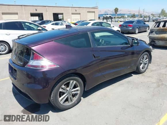 ✅ 2013 Honda CR-Z • VIN: JHMZF1D42DS000566 • Lot: 42587651. Listed on IAAI with 157,927 mi. Free auction sales archive from the USA and detailed vehicle history report at DreamBid. Image 4.