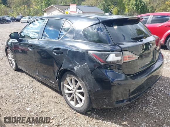 ✅ 2012 Lexus CT 200h Premium • VIN: JTHKD5BHXC2091122 • Lot: 43400216. Wystawiony na IAAI z przebiegiem 341 337 mil. Bezpłatny archiwum sprzedaży aukcyjnych z USA i szczegółowy raport historii pojazdu na DreamBid. Zdjęcie 3.