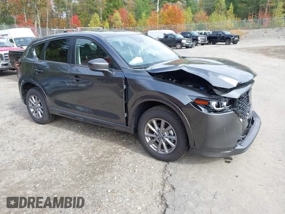 ✅ 2025 Mazda CX-5 S Select • VIN: JM3KFBBL5S0623456 • Lot: 43461270. Listed on IAAI with 4,608 mi. Free auction sales archive from the USA and detailed vehicle history report at DreamBid. Image 1.