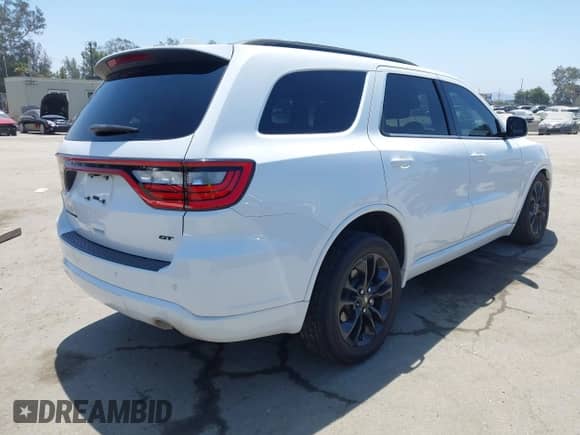 2021 Dodge Durango GT with VIN 1C4RDHDGXMC757865, listed as a IAAI auction lot 42725232 with 44,633 mi miles and . Bid and sale history available at DreamBid. Image 4.