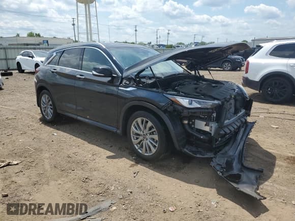 ✅ 2023 Infiniti QX50 Luxe • VIN: 3PCAJ5BB8PF123215 • Lot: 64216825. Listed on Copart with 11,864 mi. Free auction sales archive from the USA and detailed vehicle history report at DreamBid. Image 4.