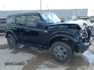 ✅ 2022 Ford Bronco • VIN: 1FMDE5BH6NLB55091 • Lot: 43124805. Wystawiony na IAAI z przebiegiem 27 616 mil. Bezpłatny archiwum sprzedaży aukcyjnych z USA i szczegółowy raport historii pojazdu na DreamBid. Zdjęcie 1.