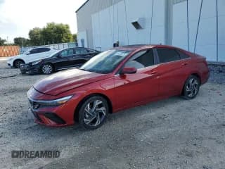 ✅ 2024 Hyundai Elantra Limited • VIN: KMHLN4DJ9RU102617 • Lot: 85475975. Listed on Copart with 18,653 mi. Free auction sales archive from the USA and detailed vehicle history report at DreamBid. Image 1.