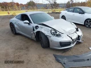 ✅ 2017 Porsche 911 Carrera • VIN: WP0AA2A97HS106276 • Lot: 43644019. Wystawiony na IAAI z przebiegiem 42 813 mil. Bezpłatny archiwum sprzedaży aukcyjnych z USA i szczegółowy raport historii pojazdu na DreamBid. Zdjęcie 1.