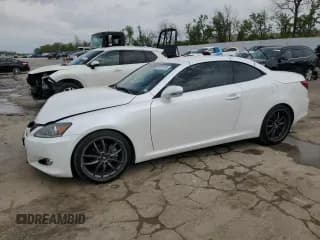 ✅ 2012 Lexus IS 250 C • VIN: JTHFF2C23C2524901 • Lot: 53550135. Listed on Copart with 67,652 mi. Free auction sales archive from the USA and detailed vehicle history report at DreamBid. Image 1.
