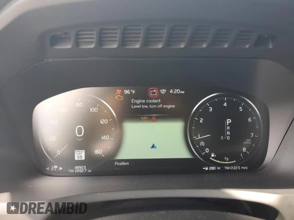 ✅ 2021 Volvo XC90 Momentum • VIN: YV4A22PK0M1739478 • Lot: 63964205. Listed on Copart with 48,923 mi. Free auction sales archive from the USA and detailed vehicle history report at DreamBid. Image 9.