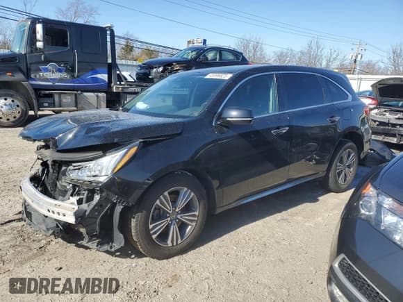 ✅ 2019 Acura MDX • VIN: 5J8YD4H3XKL034124 • Lot: 45996825. Listed on Copart with 73,569 mi. Free auction sales archive from the USA and detailed vehicle history report at DreamBid. Image 1.
