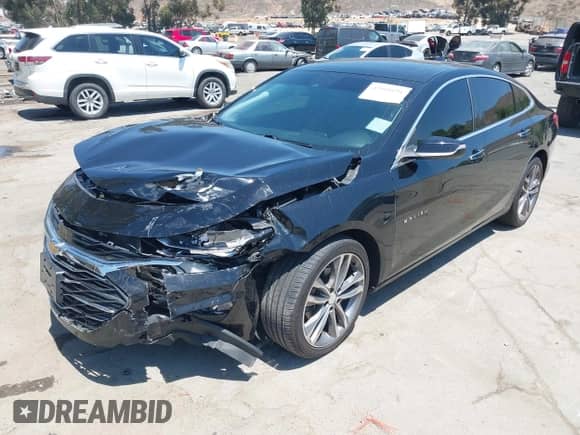2020 Chevrolet Malibu Premier with VIN 1G1ZE5SXXLF073564, listed as a IAAI auction lot 42918191 with 42,019 mi miles and . Bid and sale history available at DreamBid. Image 2.