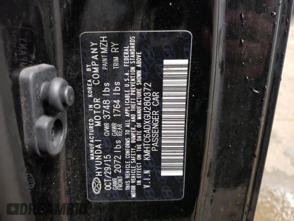 ✅ 2016 Hyundai Veloster • VIN: KMHTC6ADXGU280372 • Lot: 45411984. Wystawiony na Copart z przebiegiem 104 387 mil. Bezpłatny archiwum sprzedaży aukcyjnych z USA i szczegółowy raport historii pojazdu na DreamBid. Zdjęcie 12.