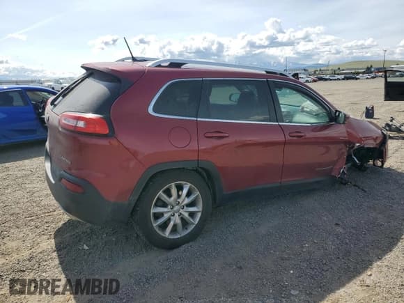 ✅ 2015 Jeep Cherokee Limited • VIN: 1C4PJMDS0FW646093 • Lot: 59412735. Listed on Copart with 162,104 mi. Free auction sales archive from the USA and detailed vehicle history report at DreamBid. Image 3.