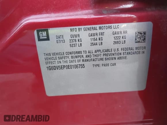 ✅ 2014 Cadillac CTS-V • VIN: 1G6DV5EP0E0106755 • Lot: 42103019. Wystawiony na IAAI z przebiegiem 77 337 mil. Bezpłatny archiwum sprzedaży aukcyjnych z USA i szczegółowy raport historii pojazdu na DreamBid. Zdjęcie 9.