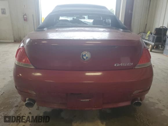 ✅ 2005 BMW 6 Series 645Ci • VIN: WBAEK73495B324032 • Lot: 71166774. Listed on Copart with Not provided. Free auction sales archive from the USA and detailed vehicle history report at DreamBid. Image 6.