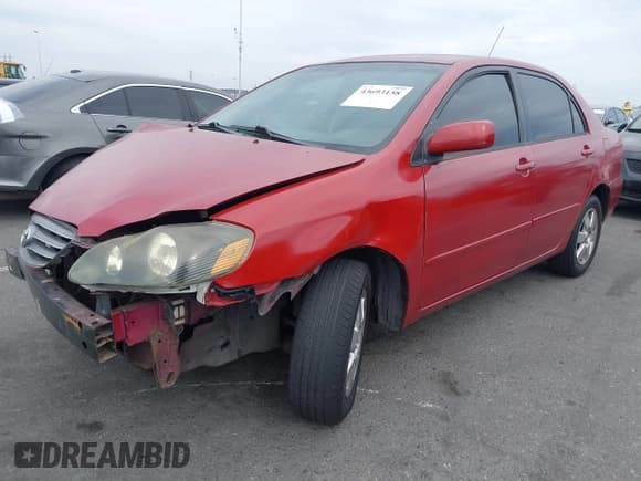 ✅ 2003 Toyota Corolla CE • VIN: JTDBR32E530031838 • Lot: 43693158. Listed on IAAI with 207,795 mi. Free auction sales archive from the USA and detailed vehicle history report at DreamBid. Image 2.