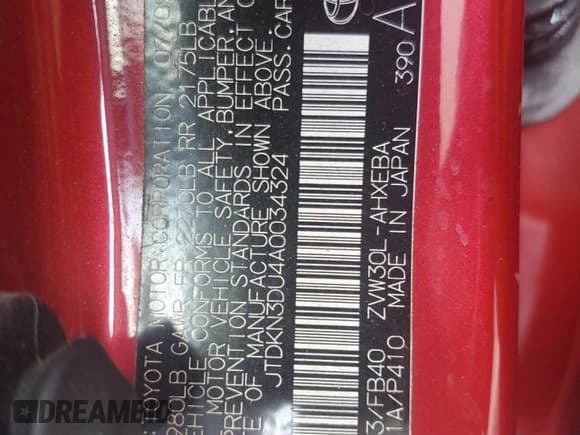 ✅ 2010 Toyota Prius III • VIN: JTDKN3DU4A0034324 • Лот: 65215425. Опубликован ранее на Copart с пробегом 115 789 миль. Бесплатный доступ к архиву аукционных продаж из США и подробный отчёт об истории автомобиля на DreamBid. Изображение 12.