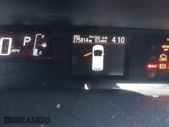 ✅ 2016 Toyota Prius One • VIN: JTDKDTB35G1117843 • Lot: 42094220. Listed on IAAI with 275,814 mi. Free auction sales archive from the USA and detailed vehicle history report at DreamBid. Image 7.