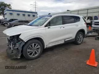 2019 Hyundai Santa Fe Ultimate z VIN 5NMS53AD5KH068536, wystawiony jako Copart lot #63190595 z przebiegiem 59 723 mil mil oraz Szkoda całkowita • Salvage title. Historia ofert i sprzedaży dostępna na DreamBid. Obrazek 1.