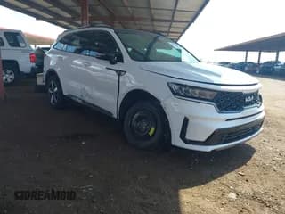 ✅ 2023 Kia Sorento S • VIN: 5XYRL4LC6PG197420 • Lot: 43122106. Listed on IAAI with 37,121 mi. Free auction sales archive from the USA and detailed vehicle history report at DreamBid. Image 1.