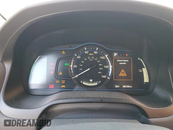 ✅ 2019 Hyundai Ioniq Blue • VIN: KMHC65LC8KU110610 • Lot: 77816844. Listed on Copart with 68,726 mi. Free auction sales archive from the USA and detailed vehicle history report at DreamBid. Image 9.