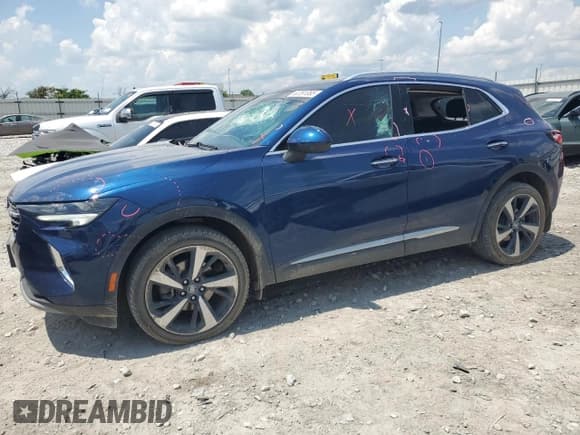 ✅ 2022 Buick Envision Essence • VIN: LRBFZPR41ND031769 • Лот: 62291385. Опубликован ранее на Copart с пробегом 71 581 миль. Бесплатный доступ к архиву аукционных продаж из США и подробный отчёт об истории автомобиля на DreamBid. Изображение 1.