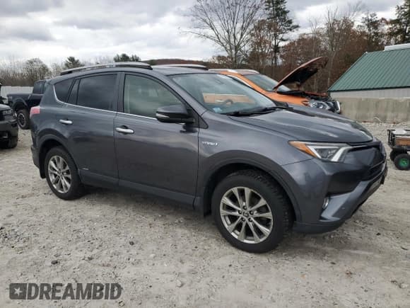 ✅ 2018 Toyota RAV4 Hybrid Limited • VIN: JTMDJREV8JD154943 • Lot: 90831135. Listed on Copart with 90,972 mi. Free auction sales archive from the USA and detailed vehicle history report at DreamBid. Image 4.