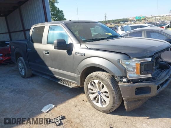 ✅ 2018 Ford F-150 XL • VIN: 1FTEW1CP4JKD67234 • Lot: 43336221. Listed on IAAI with 156,404 mi. Free auction sales archive from the USA and detailed vehicle history report at DreamBid. Image 1.