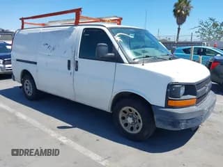 ✅ 2009 Chevrolet Express Cargo • VIN: 1GCFG15XX91120414 • Lot: 42862198. Listed on IAAI with 166,675 mi. Free auction sales archive from the USA and detailed vehicle history report at DreamBid. Image 1.