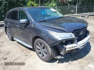 ✅ 2014 Acura MDX Advance • VIN: 5FRYD3H84EB018561 • Lot: 42850734. Listed on IAAI with 163,779 mi. Free auction sales archive from the USA and detailed vehicle history report at DreamBid. Image 1.