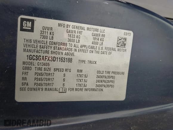 ✅ 2013 Chevrolet Express Cargo • VIN: 1GCSGAFX3D1163188 • Lot: 43479341. Wystawiony na IAAI z przebiegiem 231 720 mil. Bezpłatny archiwum sprzedaży aukcyjnych z USA i szczegółowy raport historii pojazdu na DreamBid. Zdjęcie 9.